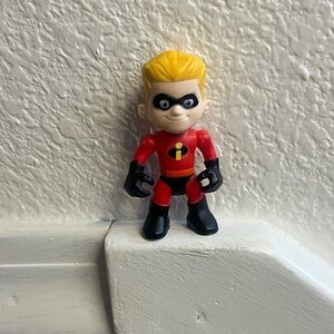 Red and Black Superhero Action Figure